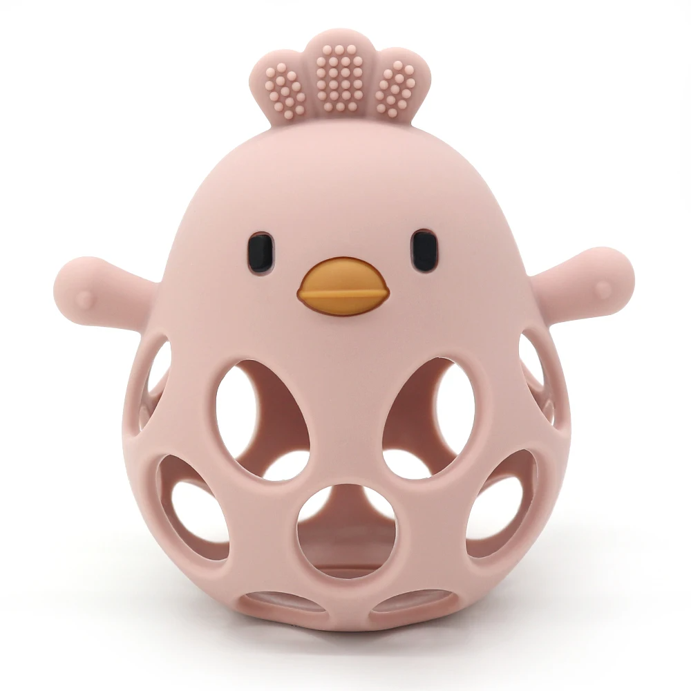 Mordedor / Agarradera Pollito Rosa