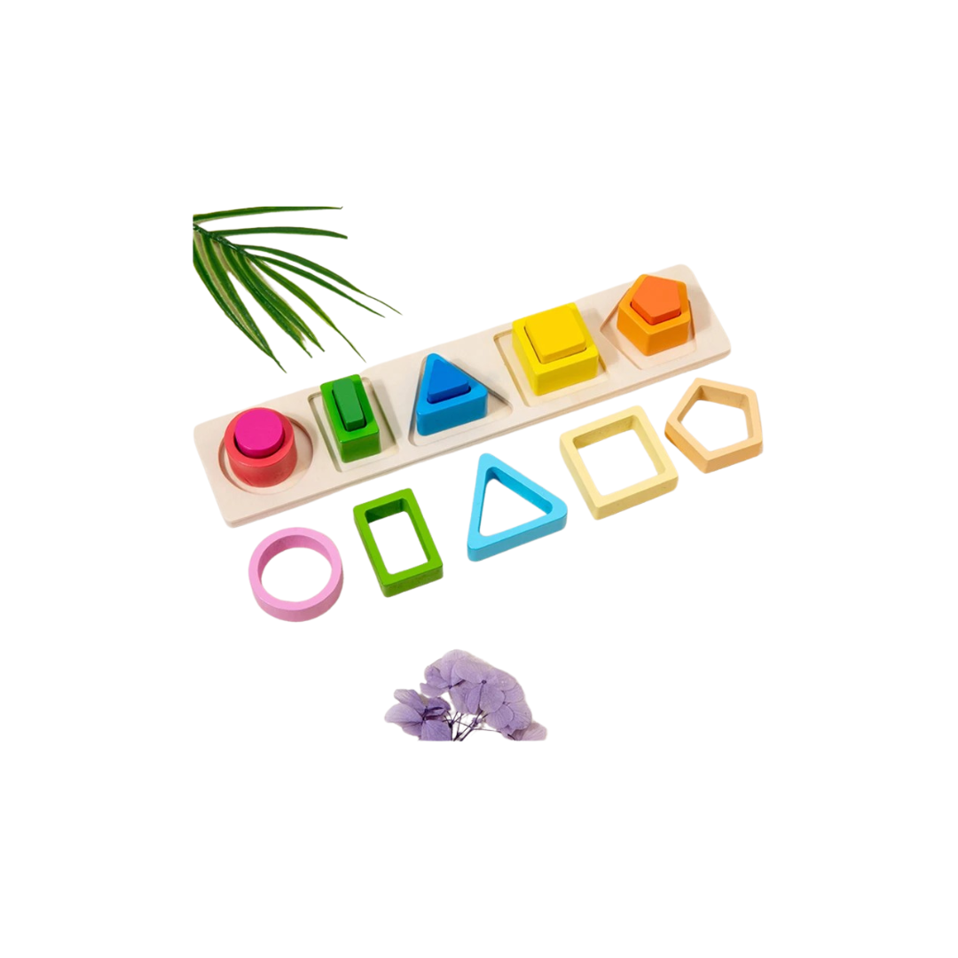 Set de figuras de madera