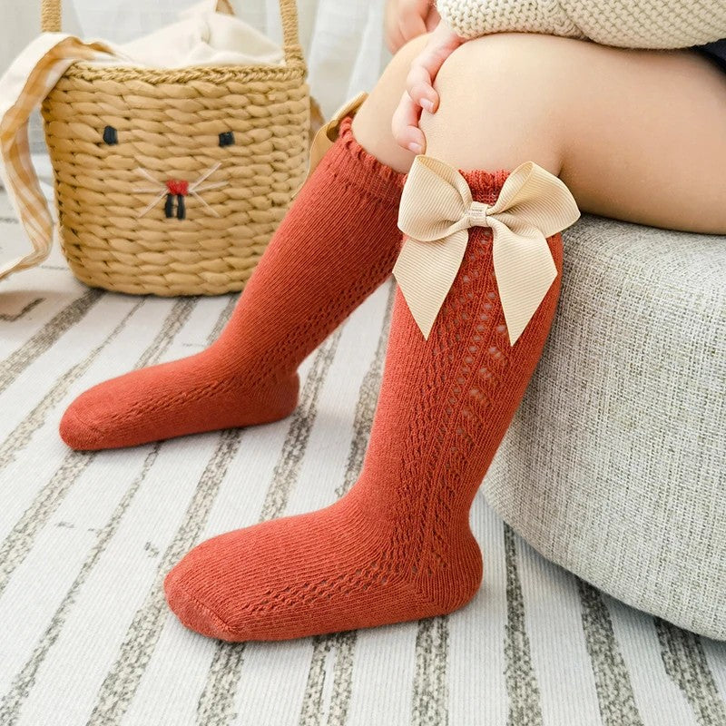 Calcetas con moño
