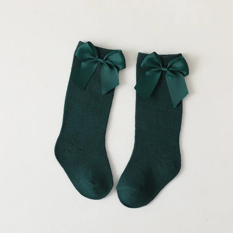 Calcetas con moño