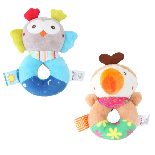 Sonaja/agarradera de peluche